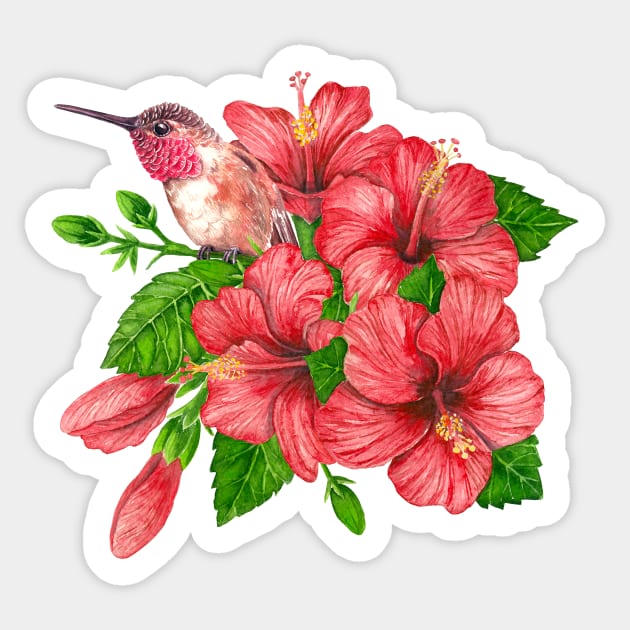 Tropical bouquet Sticker by katerinamk